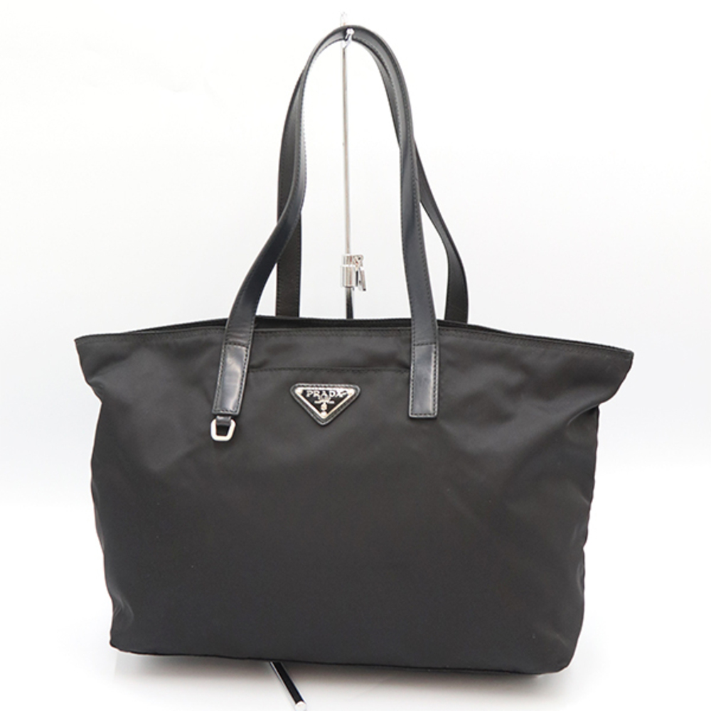 Prada Nero Black Leather Tote Bag